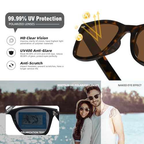 54% Off MEETSUN Polarized Sunglasses for Men & Women - Image 7