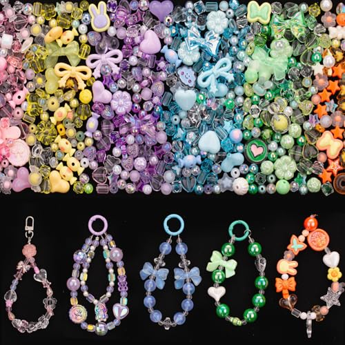 50% Off LAIDANLA 240g Assorted Acrylic Beads for DIY - Image 2
