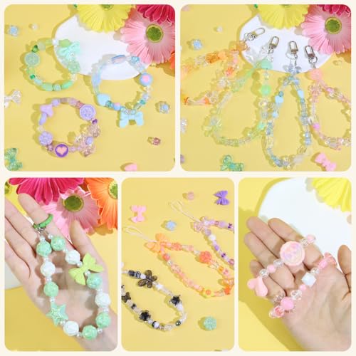 50% Off LAIDANLA 240g Assorted Acrylic Beads for DIY - Image 7