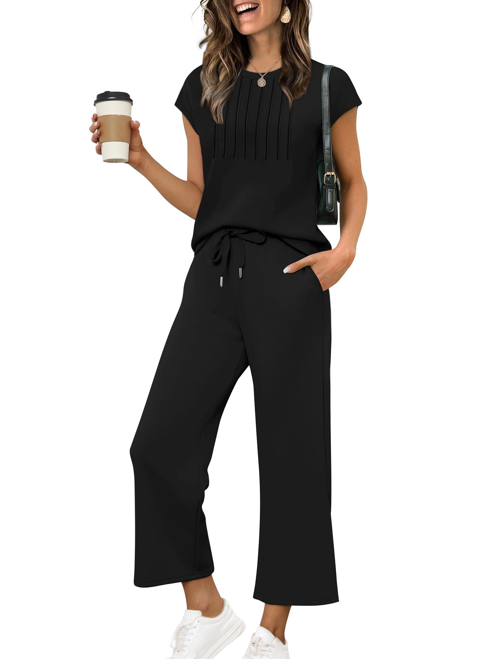 57% Off Sampeel Women's Two Piece Lounge Set - Image 1