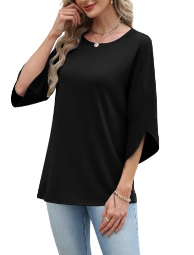 50% Off OFEEFAN 3/4 Sleeve Women's Tops - Use Code 8UPBWM8Y - Image 5