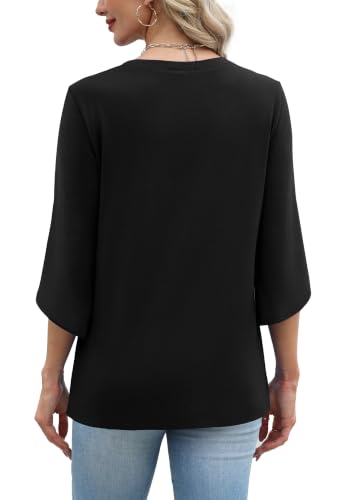 50% Off OFEEFAN 3/4 Sleeve Women's Tops - Use Code 8UPBWM8Y - Image 6