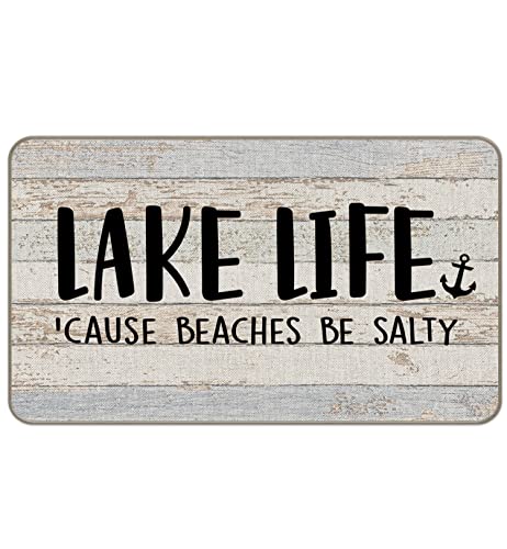 50% Off Nautical Door Mat: Lake Life Design 17x30 - Image 2