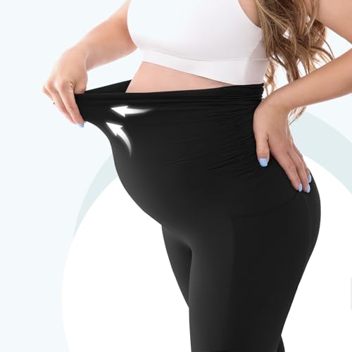 Leafigure Maternity Leggings with Pockets Under $10 - Image 5