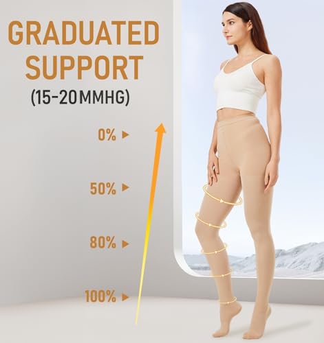 30% Off NURCOM Medical Compression Tights – Support for Veins - Image 3