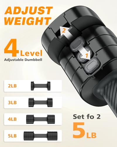 Rendpas Adjustable Dumbbell Set: Quick-Change & Compact - Image 3