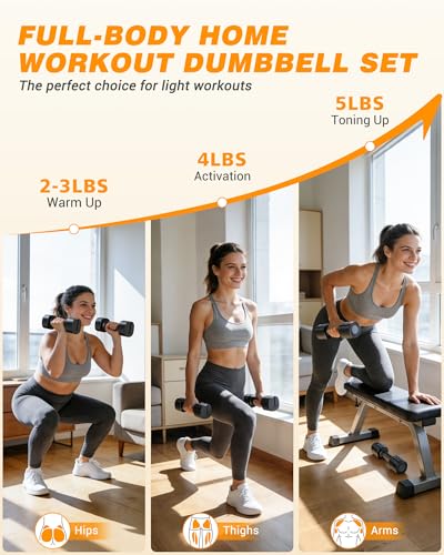 Rendpas Adjustable Dumbbell Set: Quick-Change & Compact - Image 4