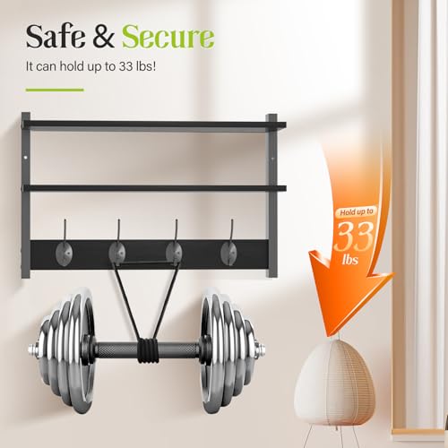 Save with Code 3T9M3VI2 on 2-Tier Wall Mount Coat Rack - Image 6