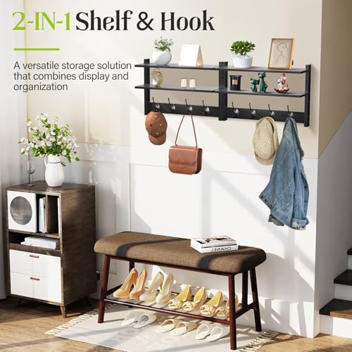 Save with Code 3T9M3VI2 on 2-Tier Wall Mount Coat Rack - Image 7