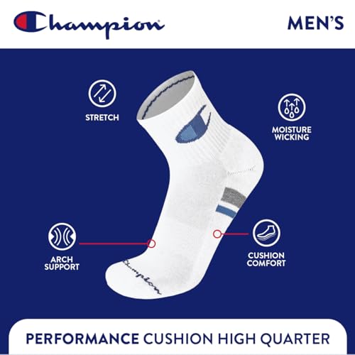 43% Off Champion Men's 6-Pack Athletic Socks - Image 5