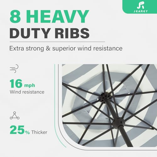 JEAREY 11' Patio Umbrella: Great Value Outdoor Shade - Image 6