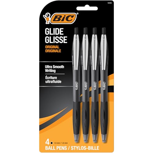 40% Off BIC Glide Retractable Ballpoint Pens, 4-Pack - Image 2