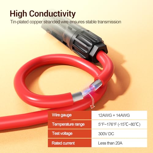 50% Off Solar Extension Cable – Outdoor Power Cord - Image 4