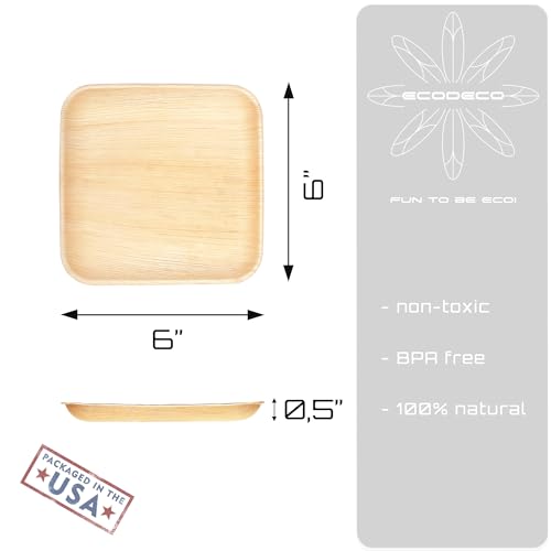 Save with Code: Eco-Friendly Palm Leaf Plates - 50 Pack - Image 4
