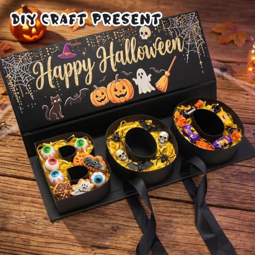 50% Off BOO-Shaped Halloween Treat Box – DIY Fillable Craft Kit - Image 4