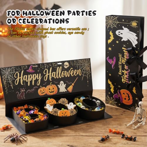 50% Off BOO-Shaped Halloween Treat Box – DIY Fillable Craft Kit - Image 8