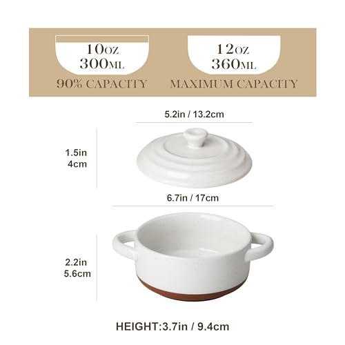 50% Off MALACASA Mini Cocotte Set - 12 OZ Casserole Dishes - Image 3