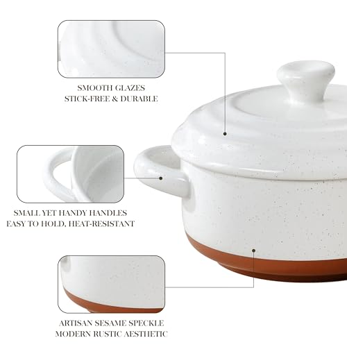 50% Off MALACASA Mini Cocotte Set - 12 OZ Casserole Dishes - Image 6