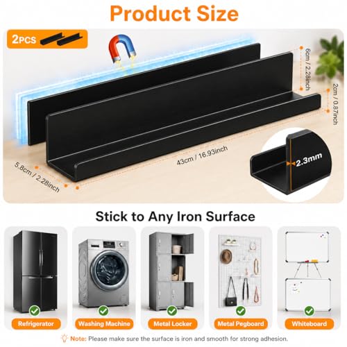 50% Off Magnetic Book Shelf Set for Whiteboard Organization - Image 3