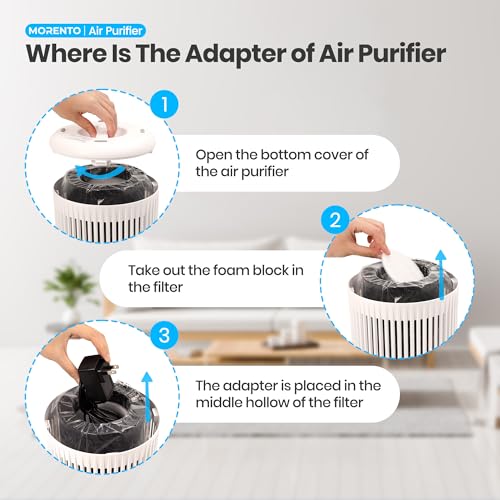 77% Off MORENTO Air Purifiers for Bedroom 2-Pack - Image 8
