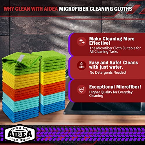 21% Off AIDEA 50PK Microfiber Cleaning Cloths - Image 3