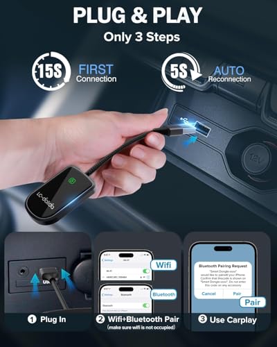 60% Off LC-dolida Wireless CarPlay Adapter – Use Code F55RAKDX - Image 3