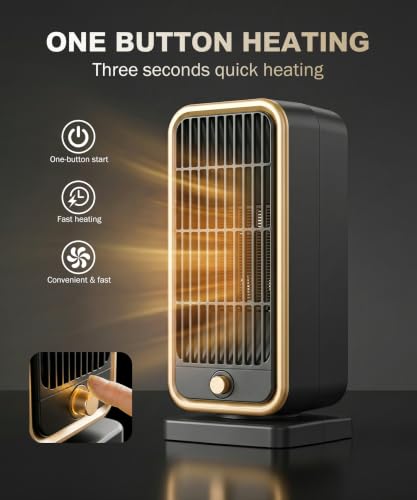 43% Off Omberr 500W Ceramic Desk Heater with Code - Image 5