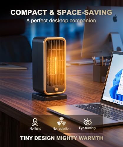43% Off Omberr 500W Ceramic Desk Heater with Code - Image 6