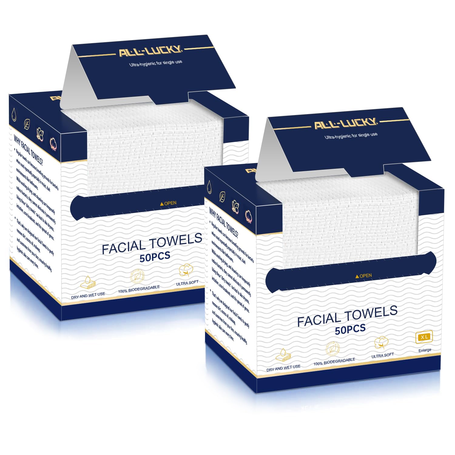 45% Off XL Biodegradable Face Towels – Code DYJ5UYXP - Image 1