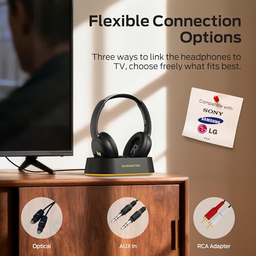 50% Off Monster TVlink 300 Wireless TV Headphones - Image 7