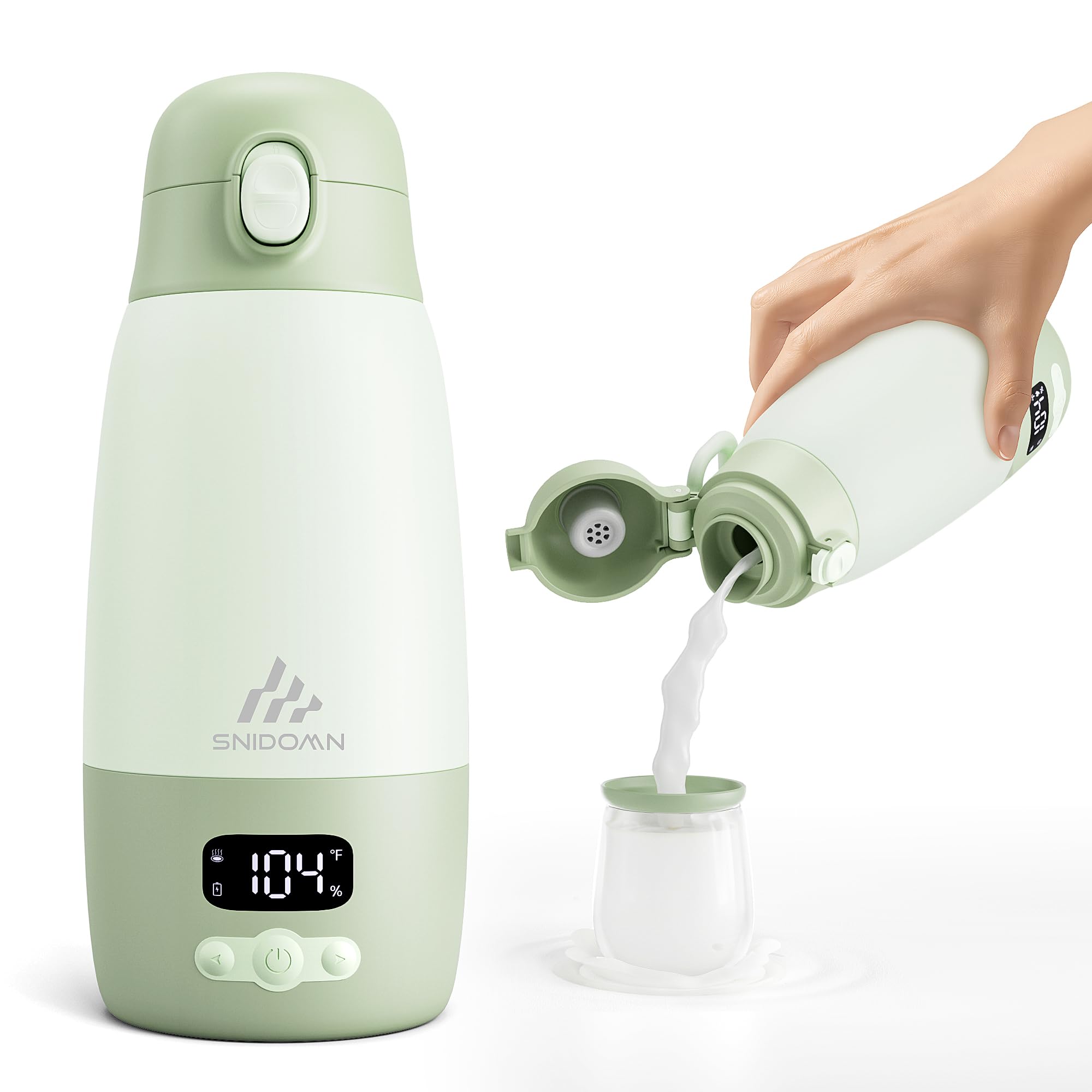50% Off Portable Baby Bottle Warmer with Temp Control - Image 1