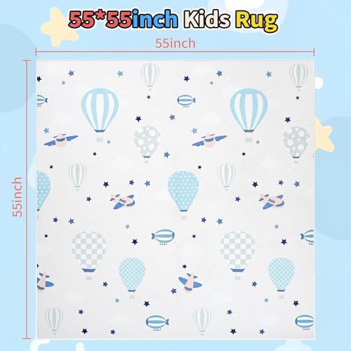 35% Off UKISS Non-Slip Kids Play Rug for Playroom - Image 3