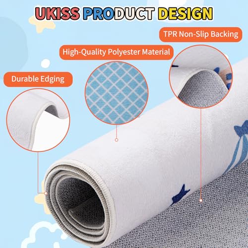 35% Off UKISS Non-Slip Kids Play Rug for Playroom - Image 6