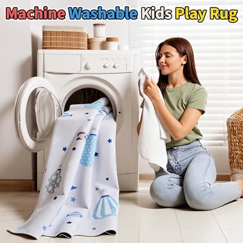 35% Off UKISS Non-Slip Kids Play Rug for Playroom - Image 7
