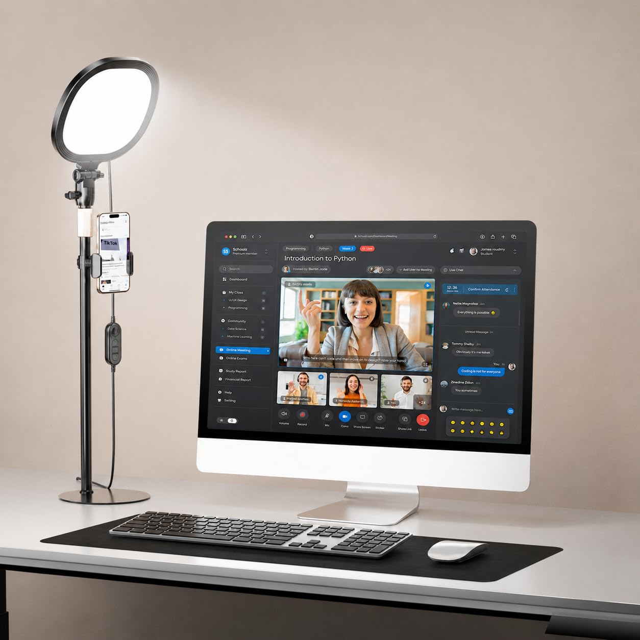 17% Off PQRQP Ring Light for Desk with Code