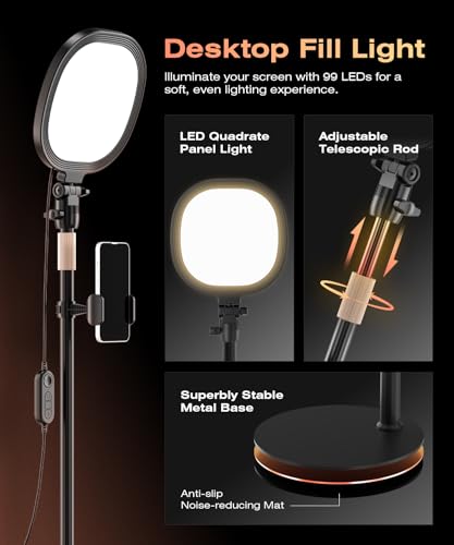 17% Off PQRQP Ring Light for Desk with Code - Image 5