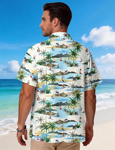 50% Off Men's Hawaiian Shirt – Tropical Button Down for Summer - Image 5