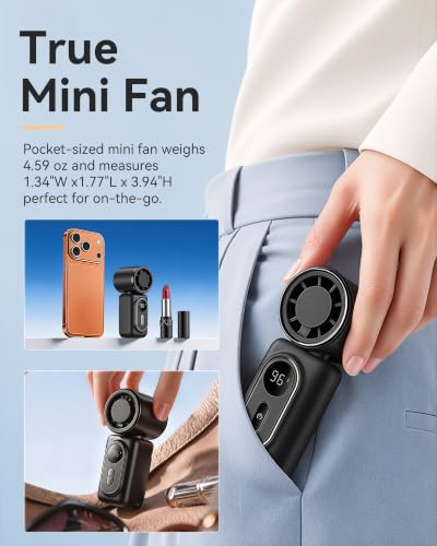 33% Off Mini Clip on Fan with 3000mAh Battery & LED Display - Image 5