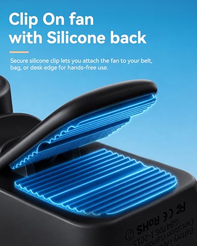 33% Off Mini Clip on Fan with 3000mAh Battery & LED Display - Image 7