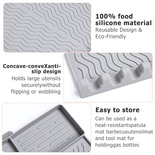 Silicone Griddle Mat with Spatula Holder, Code 5VHJLYU9 - Image 7