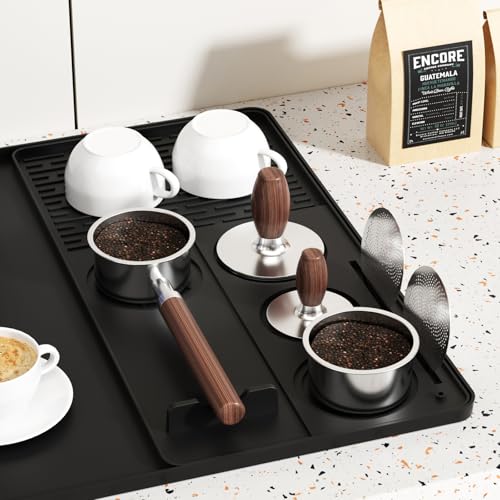 24×16 Silicone Coffee Mat with Detachable Drying Mat at $9.99 - Image 4