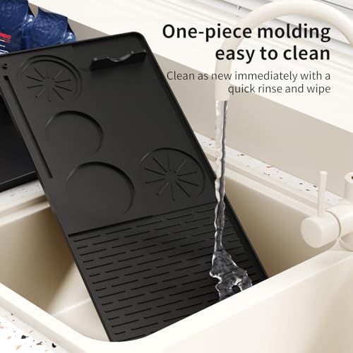 24×16 Silicone Coffee Mat with Detachable Drying Mat at $9.99 - Image 6