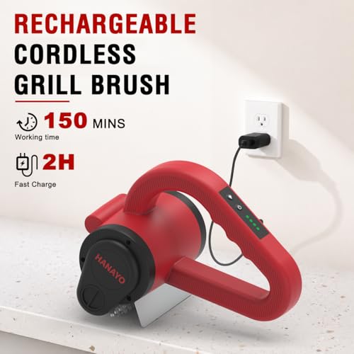 38% Off Hanayo Rechargeable Electric BBQ Grill Brush - Image 4