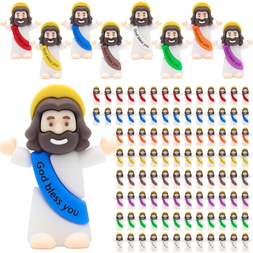 100pcs Mini Jesus Figures for $11.39 with Code YQPKC8E3 - Image 2