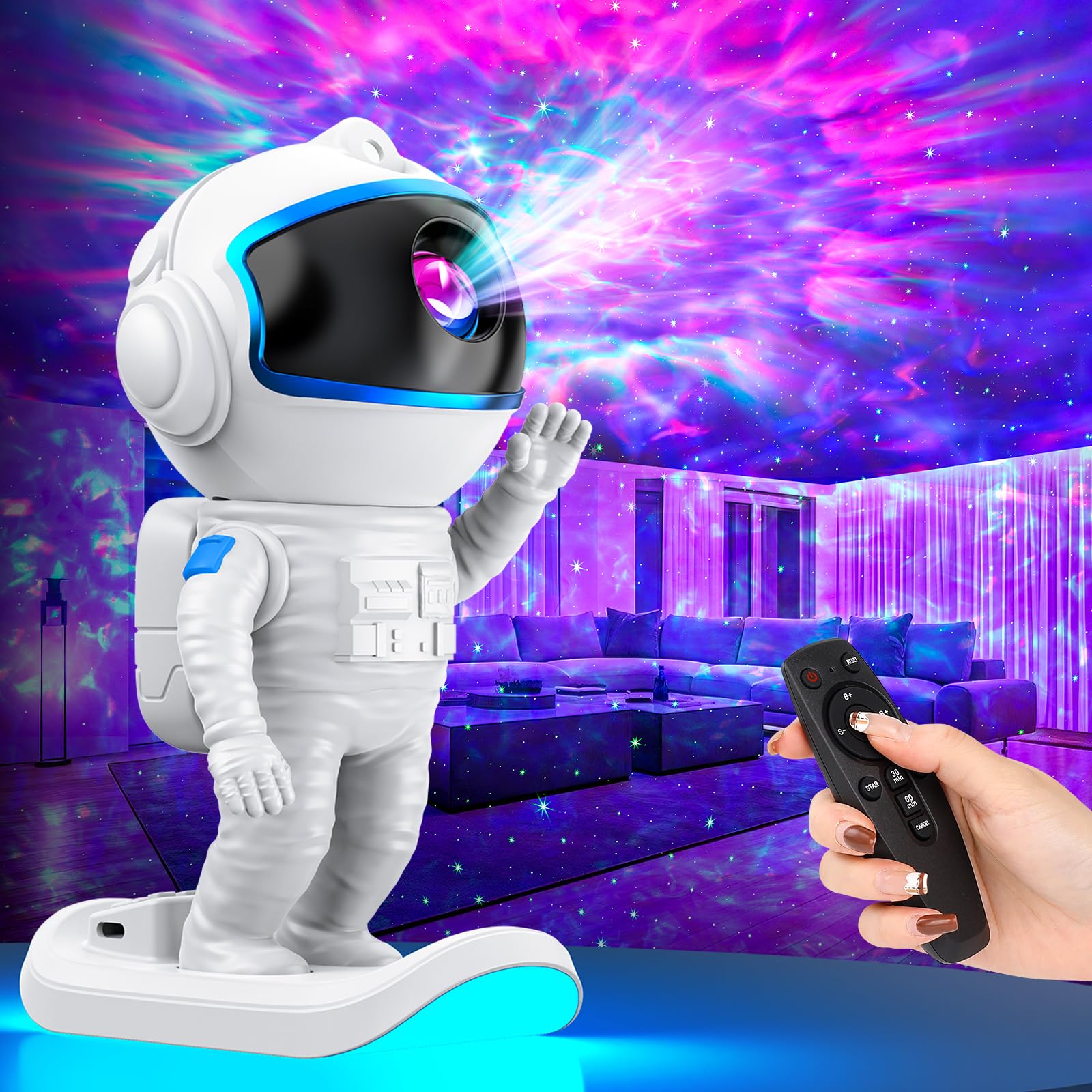 Galaxy Projector Night Light with Remote - 46% Off - Image 1
