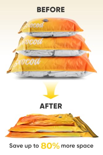 40% Off! SNOCOD Travel Vacuum Bags with Pump 15 Pack - Image 4