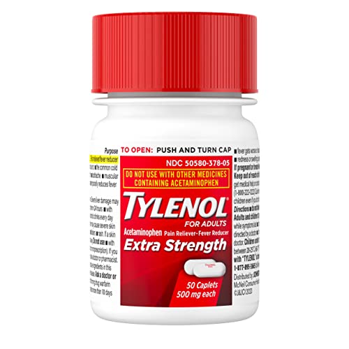 5% Off Tylenol Extra Strength 500 mg Caplets for Pain Relief - Image 3