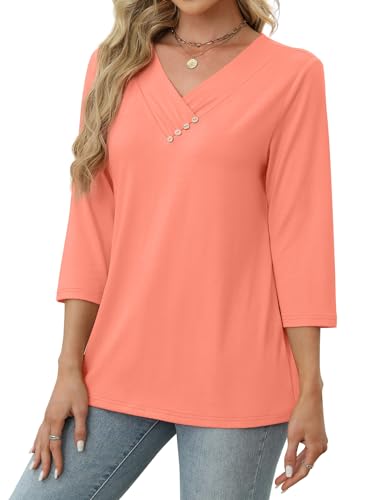 Save 45% on Sampeel Women's V-Neck Button-Down - Image 5