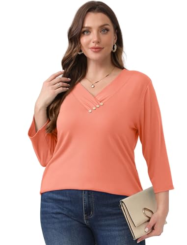 Save 45% on Sampeel Women's V-Neck Button-Down - Image 6