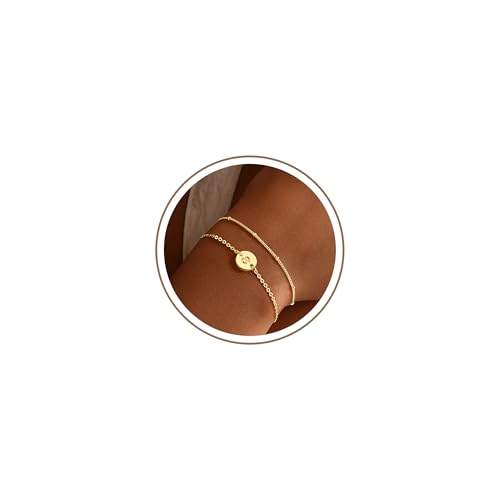 Save 60% With Code: 23QSIEP2 on MONOZO Gold Initial Bracelet - Image 2